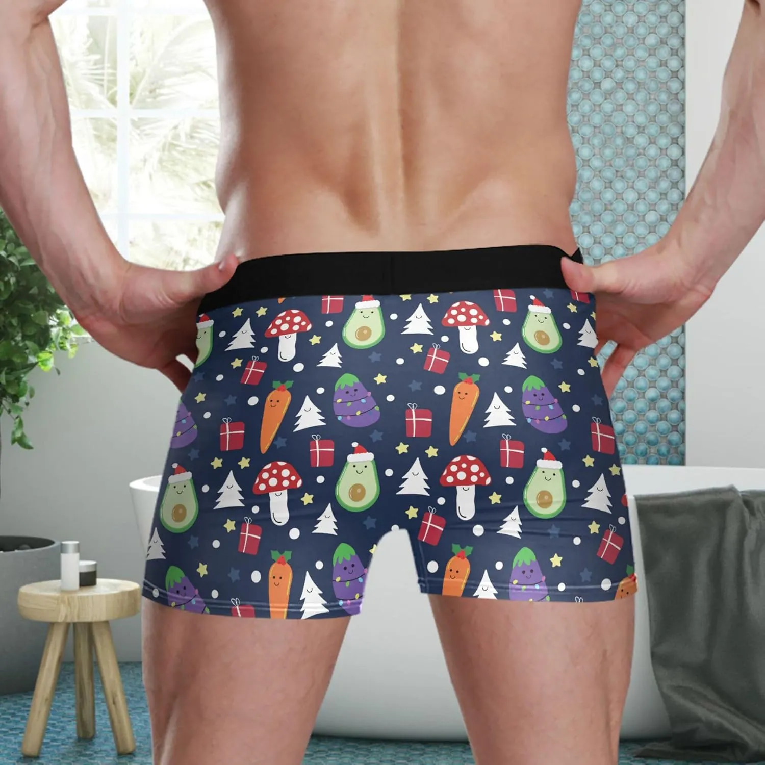 visesunny Men's Boxer Briefs Stretch Soft Lightweight Moisture-Wicking Underwear Men