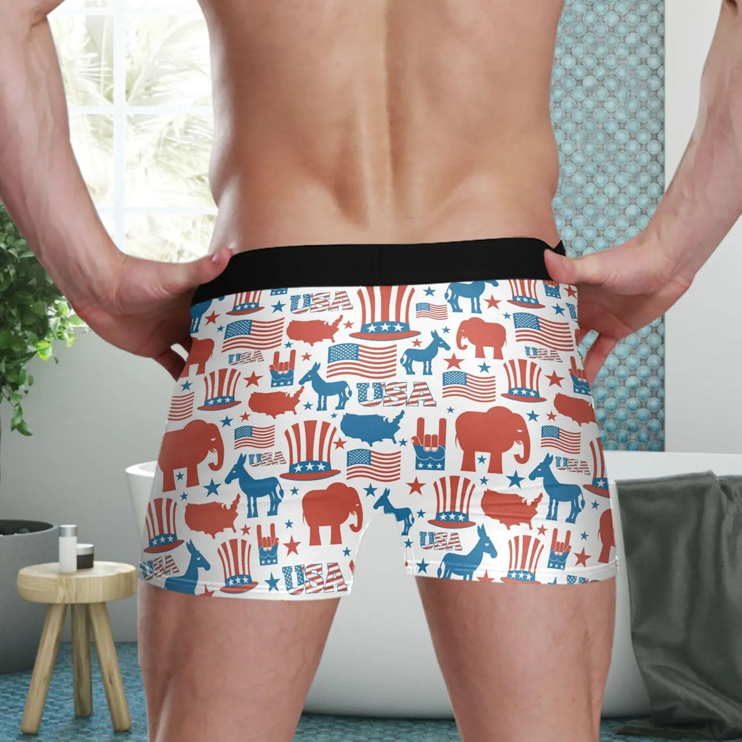 visesunny Men's Boxer Briefs Stretch Soft Lightweight Moisture-Wicking Underwear Men
