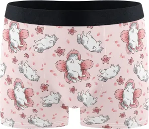 visesunny Mens Boxer Briefs Underwear Flyless Anti-Chafing Moisture Wicking Funny Underpants