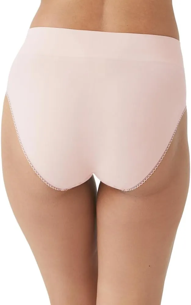Wacoal Women's Feeling Flexible Seamless Hi-Cut Panty
