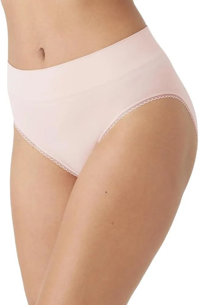Wacoal Women's Feeling Flexible Seamless Hi-Cut Panty