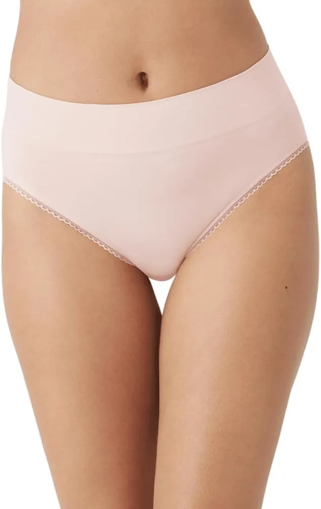 Wacoal Women's Feeling Flexible Seamless Hi-Cut Panty