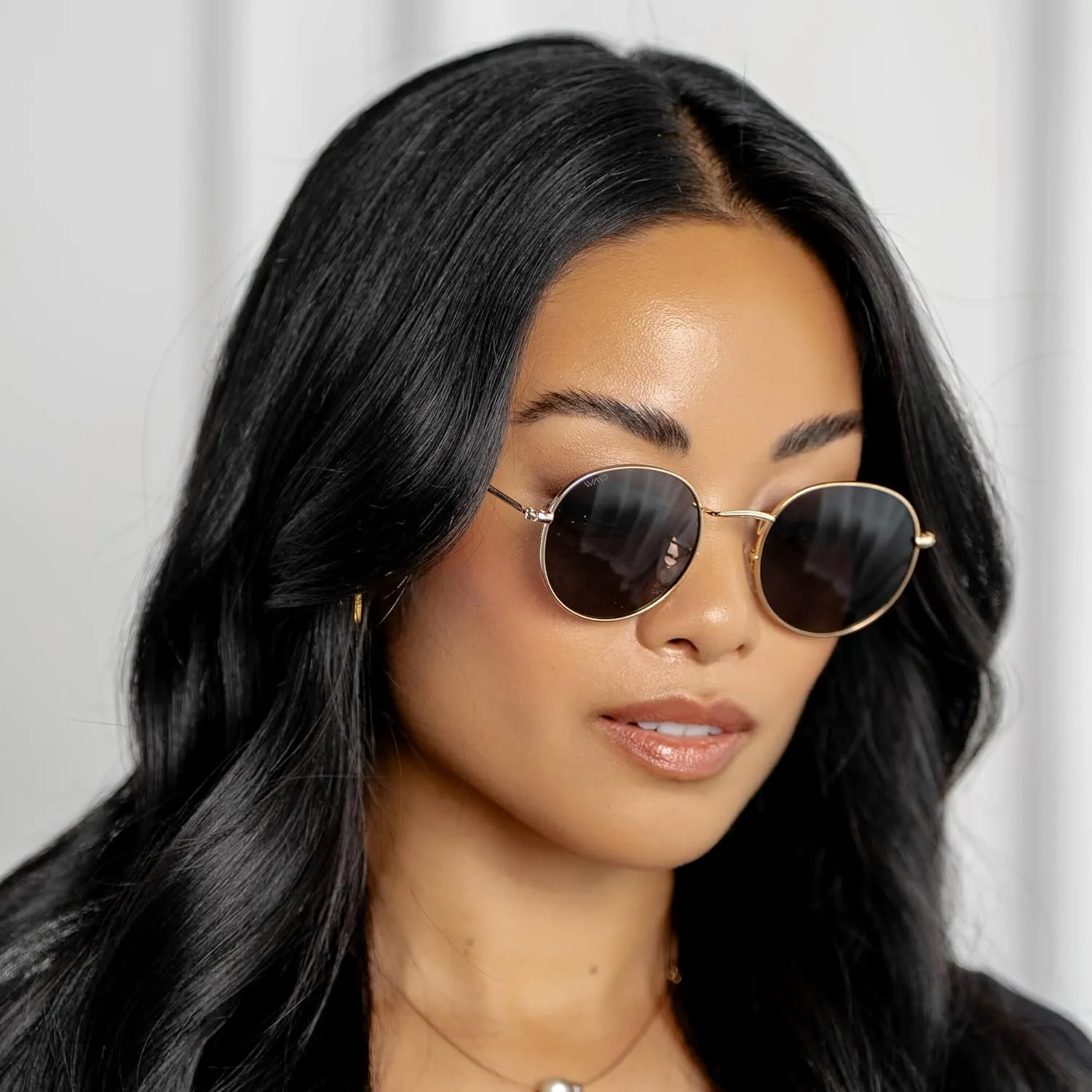 WearMe Pro - Reflective Lens Round Trendy Sunglasses