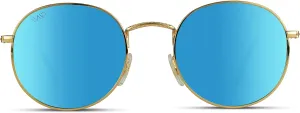 WearMe Pro - Reflective Lens Round Trendy Sunglasses