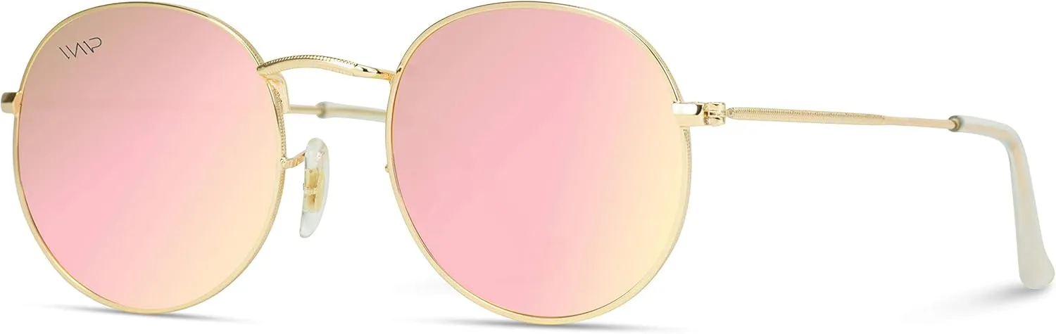 WearMe Pro - Reflective Lens Round Trendy Sunglasses