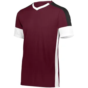 Wembley Soccer Jersey Maroon/Wht/Blk