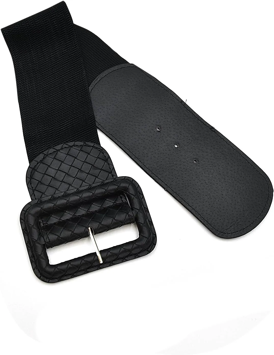 Wide Stretchy Belt for Women, Fashion Elastic Belts Ladies Waist Belt Stretchy Cinch Belts Waistband for Dresses