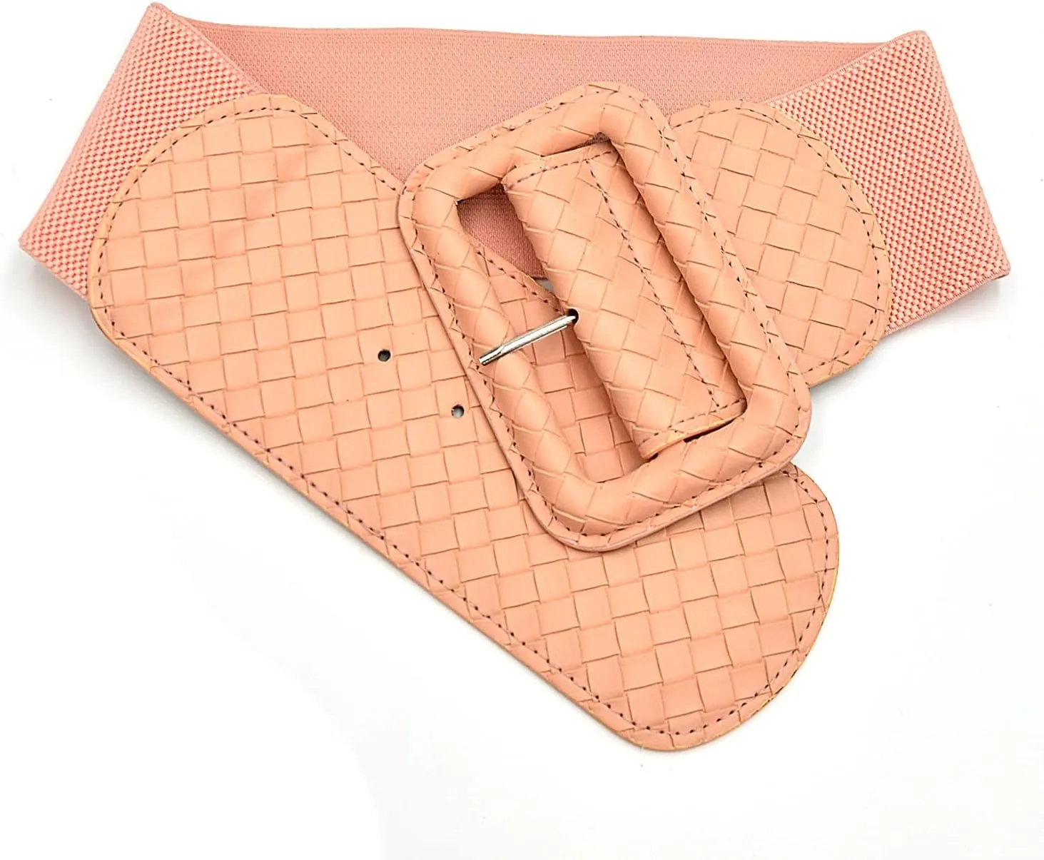 Wide Stretchy Belt for Women, Fashion Elastic Belts Ladies Waist Belt Stretchy Cinch Belts Waistband for Dresses