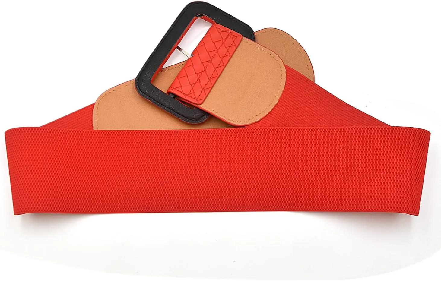 Wide Stretchy Belt for Women, Fashion Elastic Belts Ladies Waist Belt Stretchy Cinch Belts Waistband for Dresses