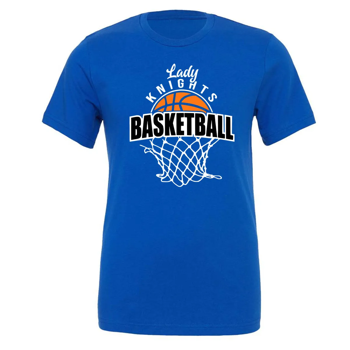 Windsor - Lady Knights Basketball and Basketball Net - Royal (Tee/DriFit/Hoodie/Sweatshirt)