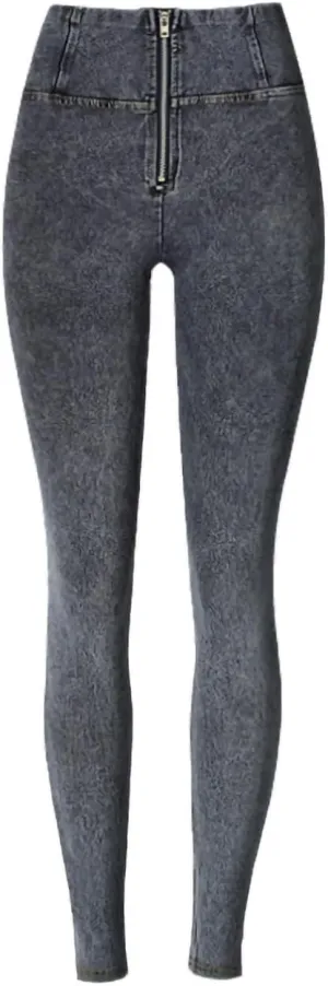 Woman High Waist Push Up Jeans