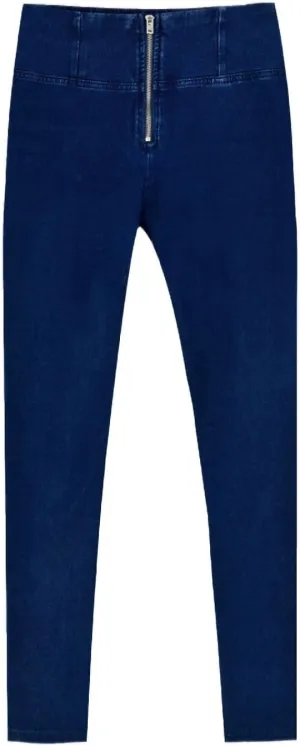 Woman High Waist Push Up Jeans