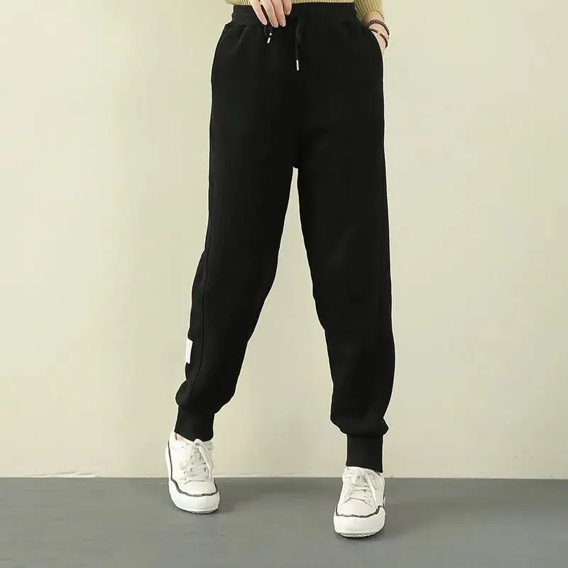 Woman Trousers Cotton Sports Pants Baggy Korean Fashion Sweatpants
