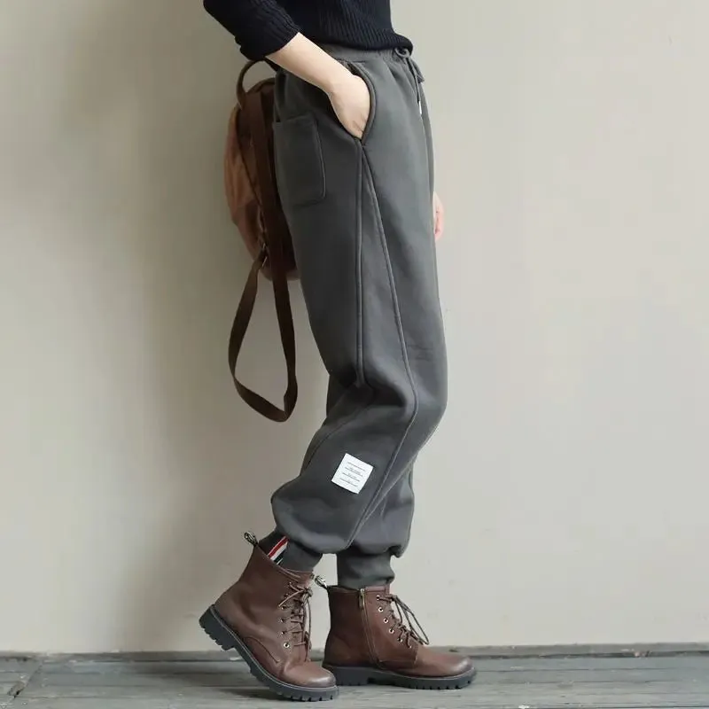 Woman Trousers Cotton Sports Pants Baggy Korean Fashion Sweatpants