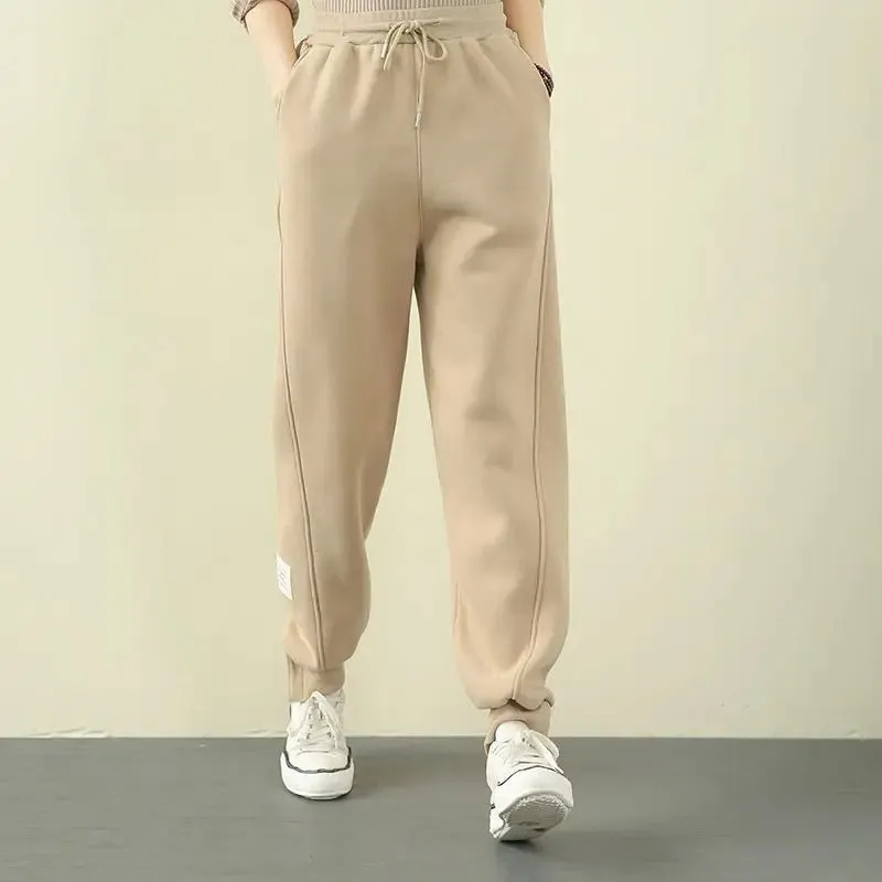 Woman Trousers Cotton Sports Pants Baggy Korean Fashion Sweatpants