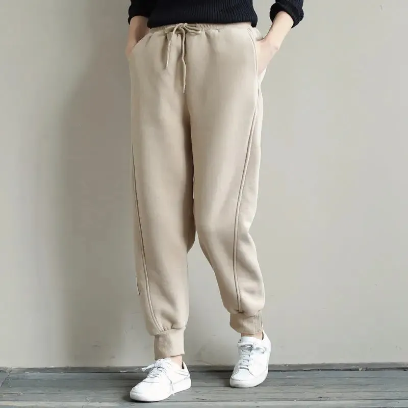 Woman Trousers Cotton Sports Pants Baggy Korean Fashion Sweatpants