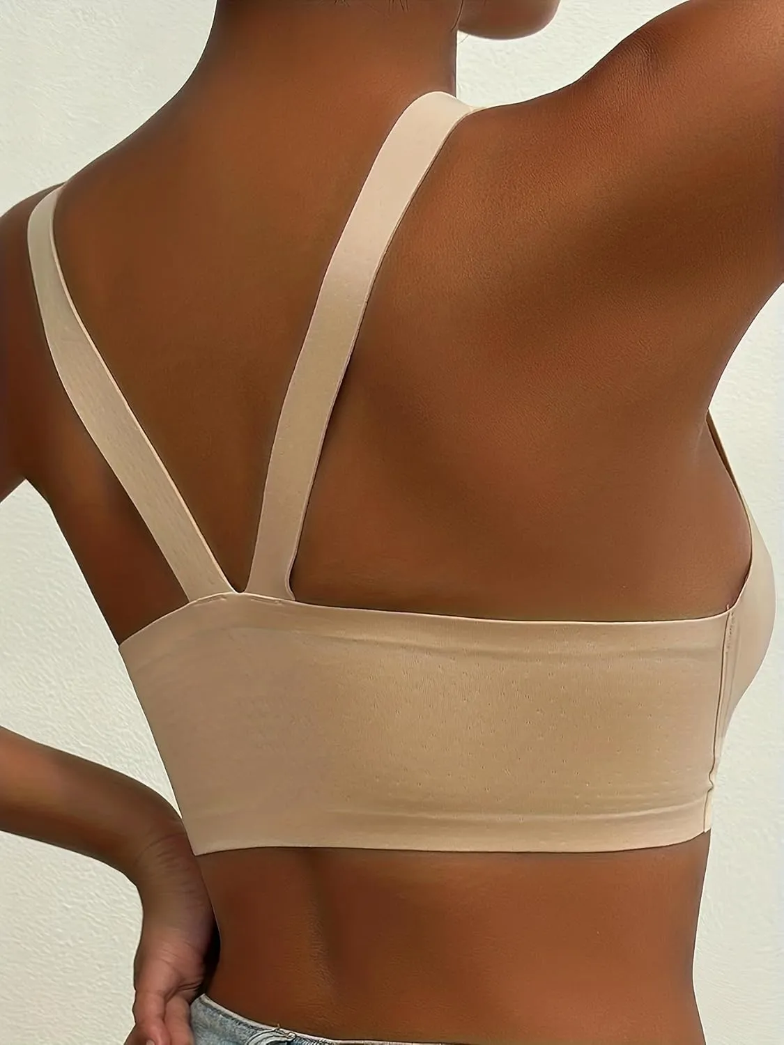 Women's Breathable Wire-Free Push-Up Sports Bra