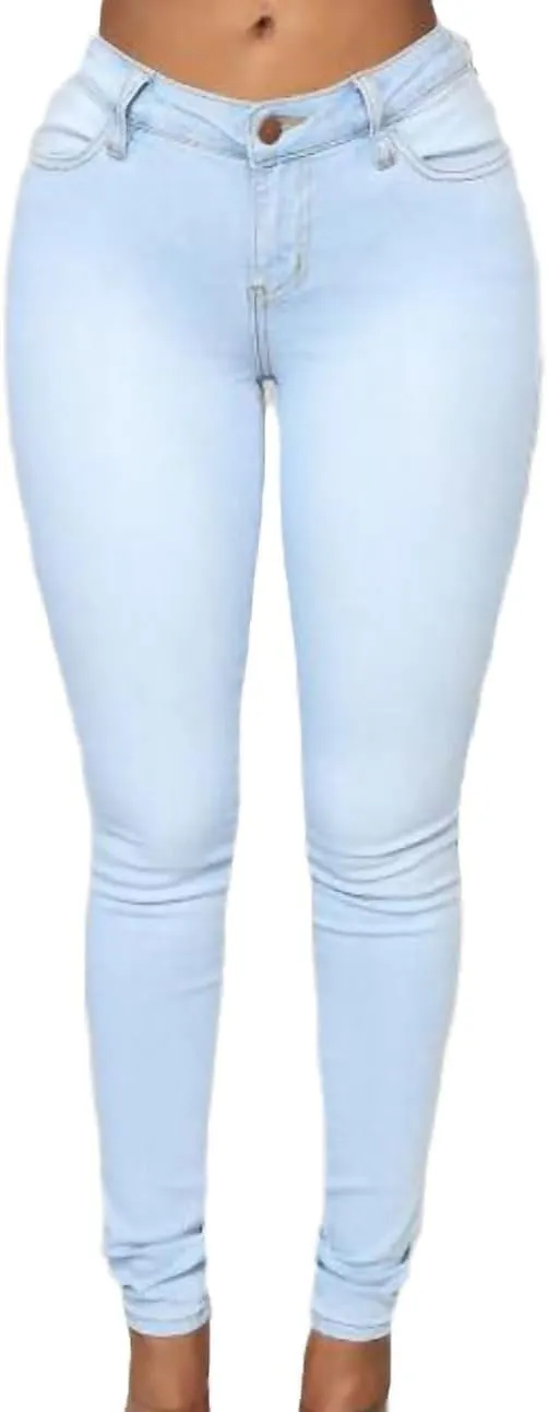 Women's High Waist Skinny Jeans