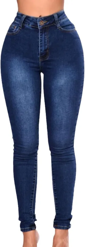 Women's High Waist Skinny Jeans