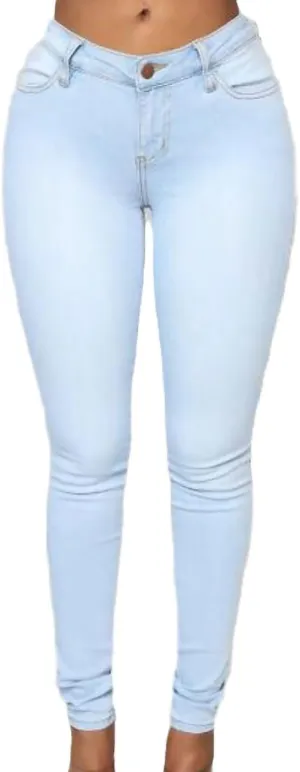 Women's High Waist Skinny Jeans