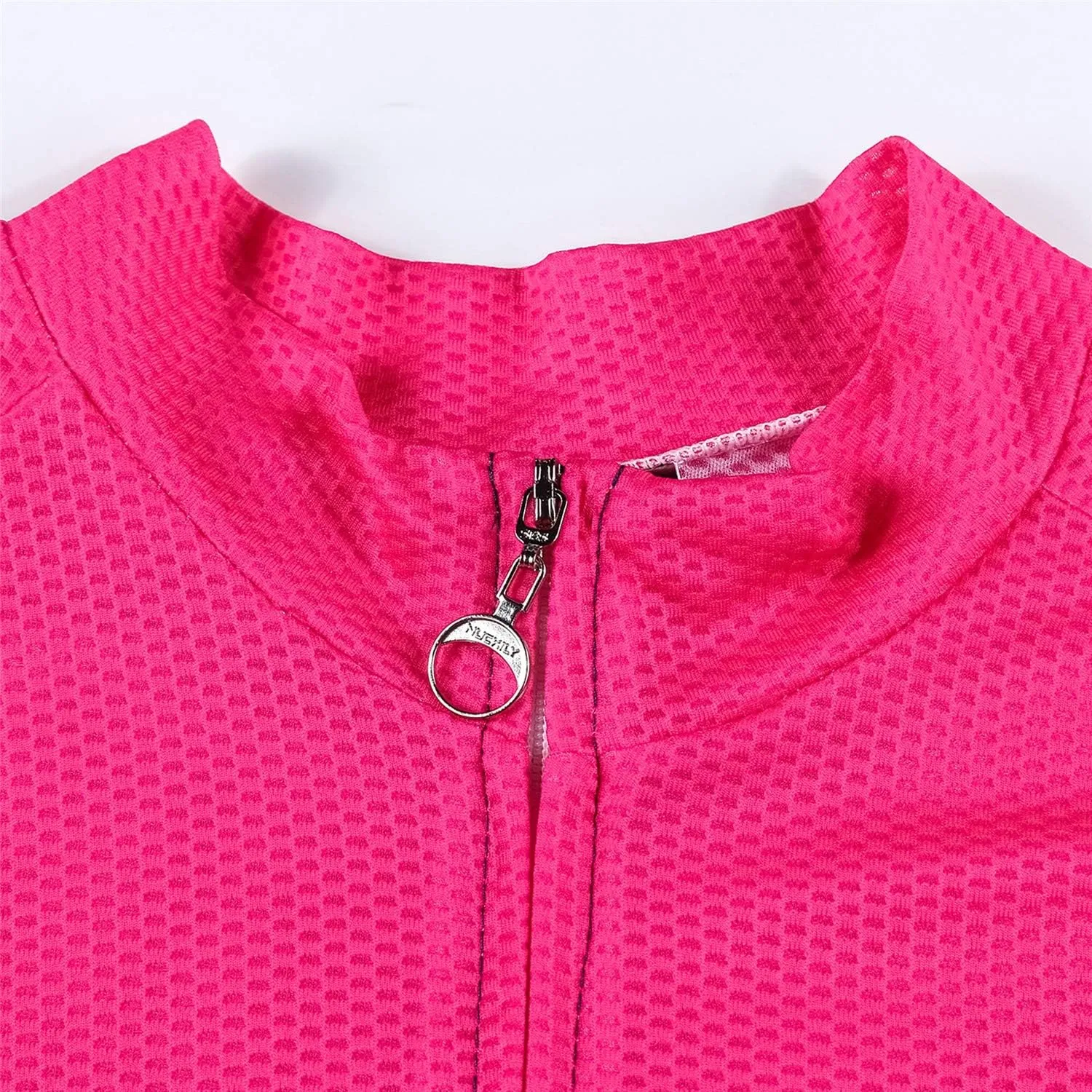Women's Long Sleeve Cycling Jersey Bike Shirt Quick Dry Breathable Bicycle Clothing Bike Top with 4 Pockets