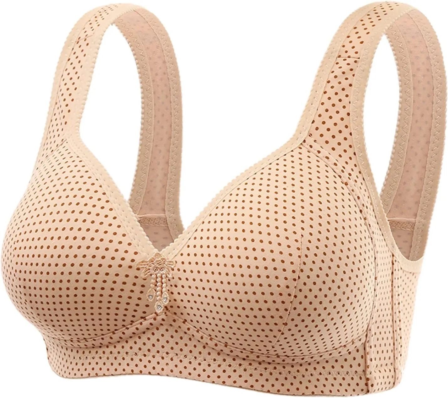 Women's Minimizer Bras Comfort Cushion Strap Wirefree Full Coverage Large Bust Non-Padded Bra