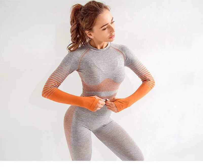 Women's Seamless Gradient Crop Top