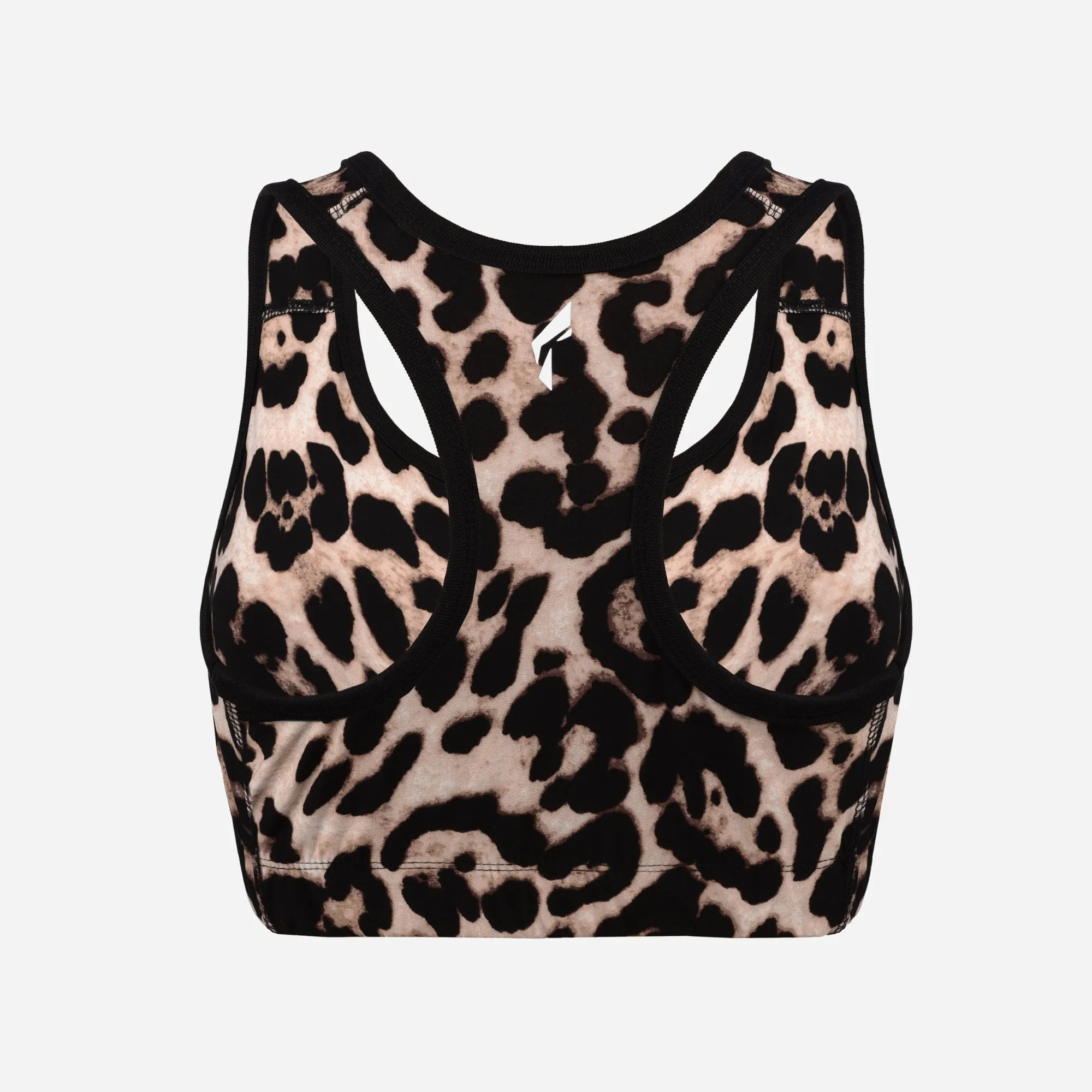 Women's Seamless Sports Bra, Support for Yoga Gym - Leopard