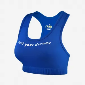 Women's Seamless Sports Bra, Support for Yoga Gym - RoyalBlue