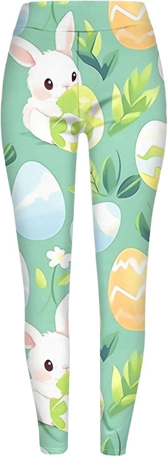 Women's Sports Casual Leggings High Waist Compression Yoga Compression Tights Tummy Control Running Soft Yoga Pants