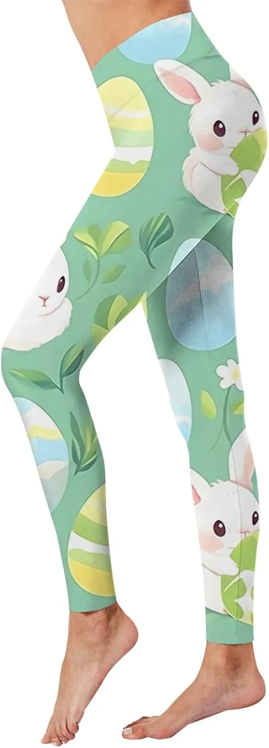 Women's Sports Casual Leggings High Waist Compression Yoga Compression Tights Tummy Control Running Soft Yoga Pants