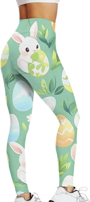 Women's Sports Casual Leggings High Waist Compression Yoga Compression Tights Tummy Control Running Soft Yoga Pants