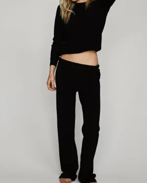 Women'S Straight Leg Sweatpant In Black | Black