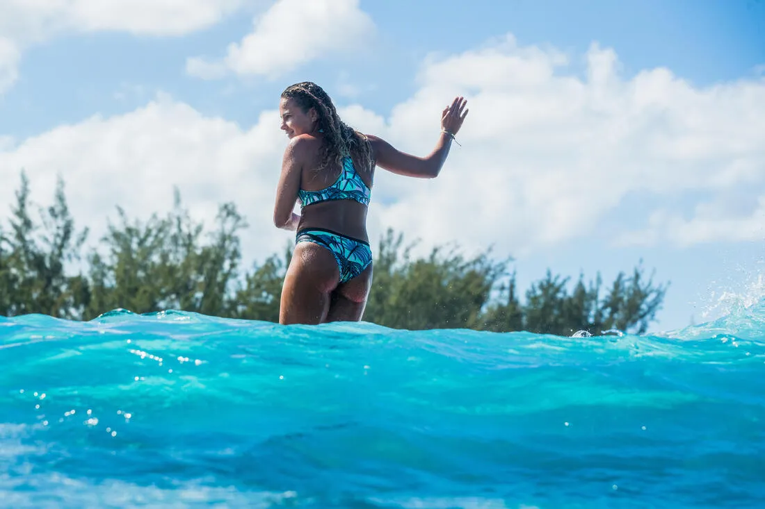 Women's Surfing Swimsuit Crop Top - Ana