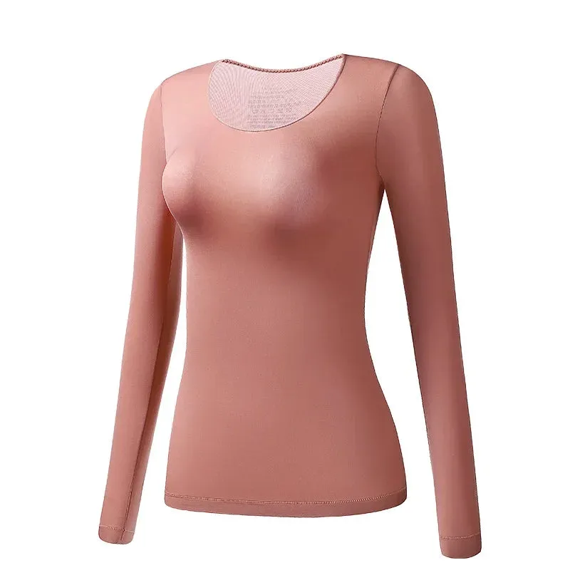 Women's Thermal Long-Sleaeve Shirt - Winter Base Layer