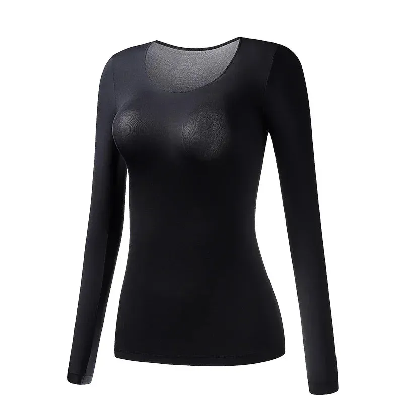 Women's Thermal Long-Sleaeve Shirt - Winter Base Layer