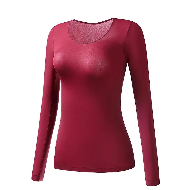 Women's Thermal Long-Sleaeve Shirt - Winter Base Layer