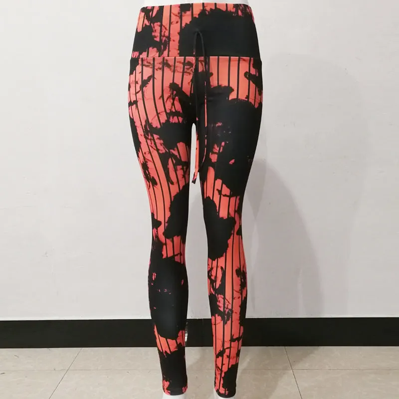 Women's Trendy Printed Yoga Leggings - GlamzLife