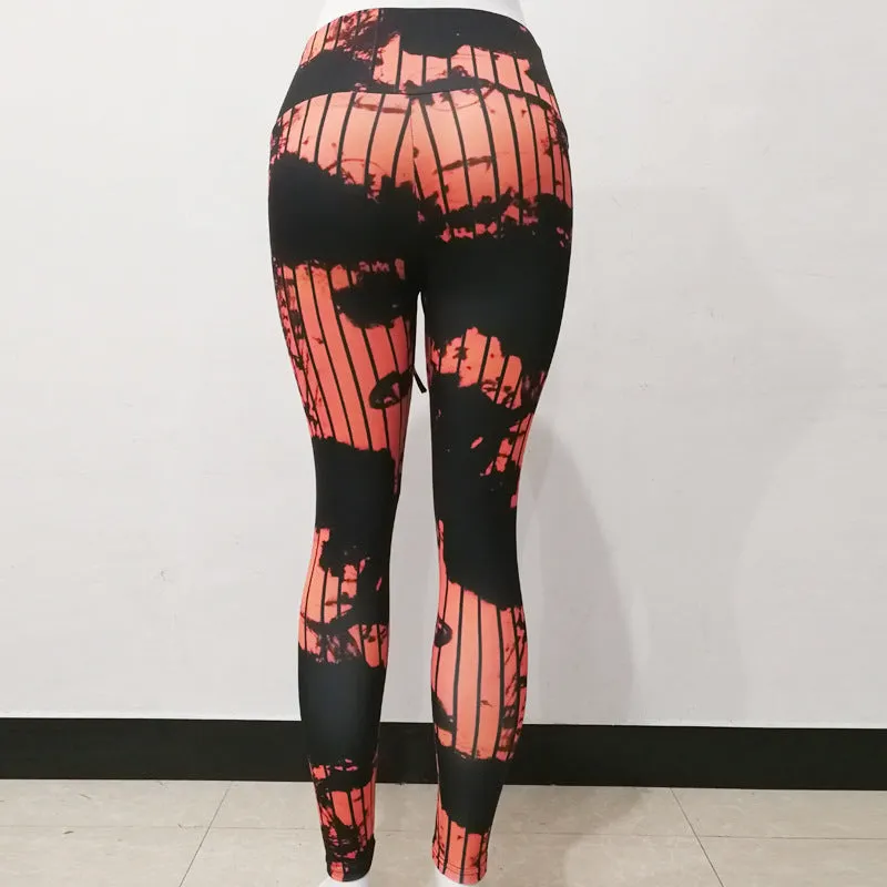 Women's Trendy Printed Yoga Leggings - GlamzLife