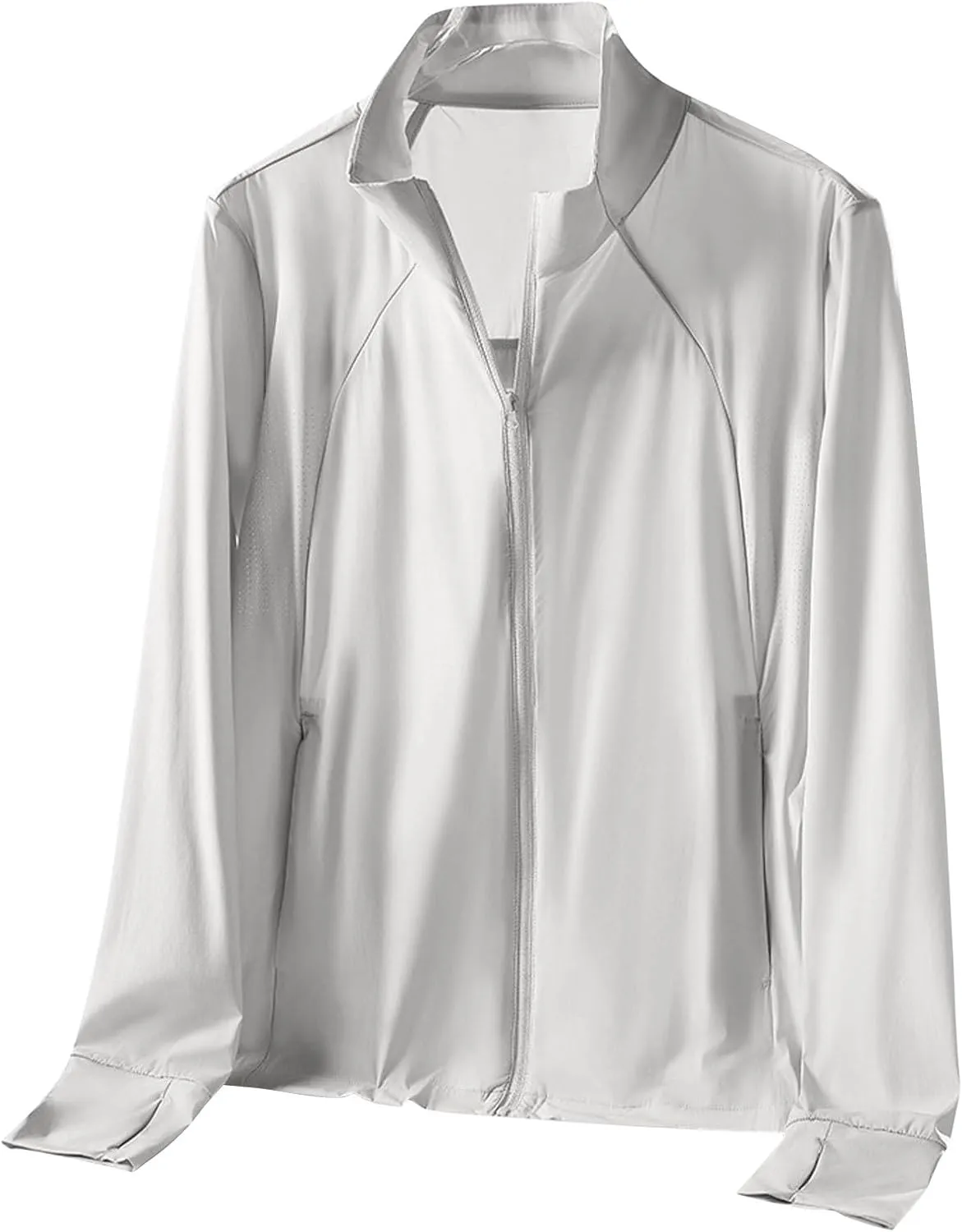 Womens UPF 50  Sun Shirts Fashion Zip Up Quick Dry Long Sleeve Workout Tops Lightweight Breathable Running Pullover