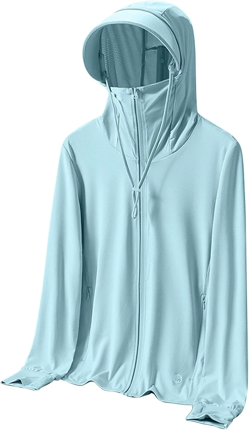 Women's UPF 50  UV Protection Hoodie Lightweight Long Sleeves Quick Dry Fishing Running Workout Shirt Outdoor Clothing