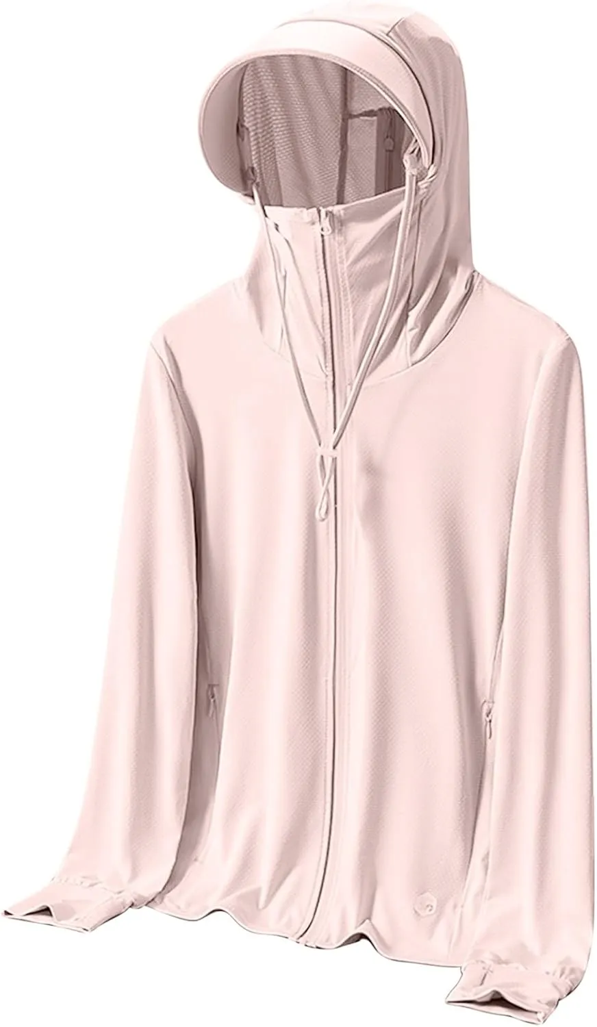 Women's UPF 50  UV Protection Hoodie Lightweight Long Sleeves Quick Dry Fishing Running Workout Shirt Outdoor Clothing