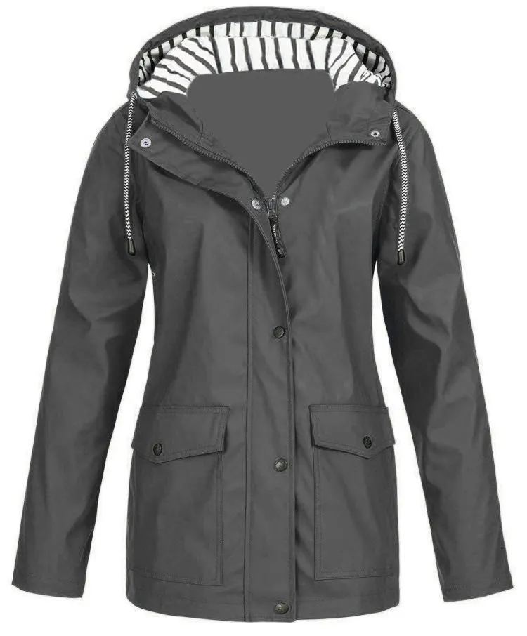 Women’s Waterproof and Windproof Hooded Jacket