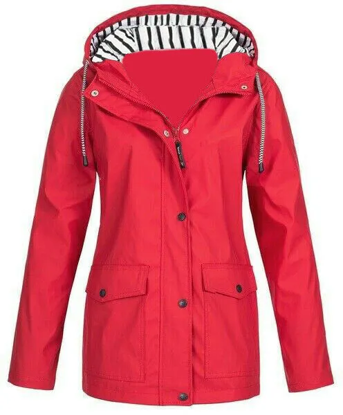Women’s Waterproof and Windproof Hooded Jacket