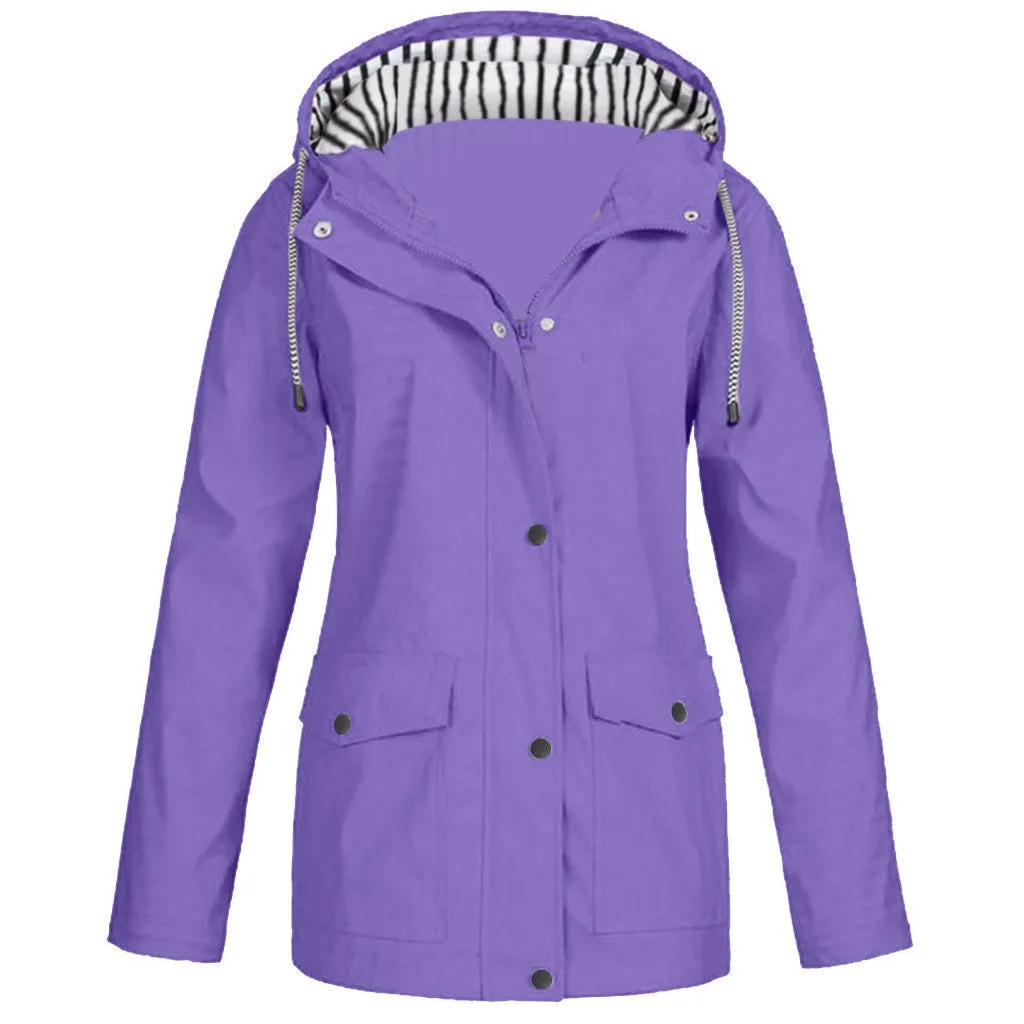 Women’s Waterproof and Windproof Hooded Jacket