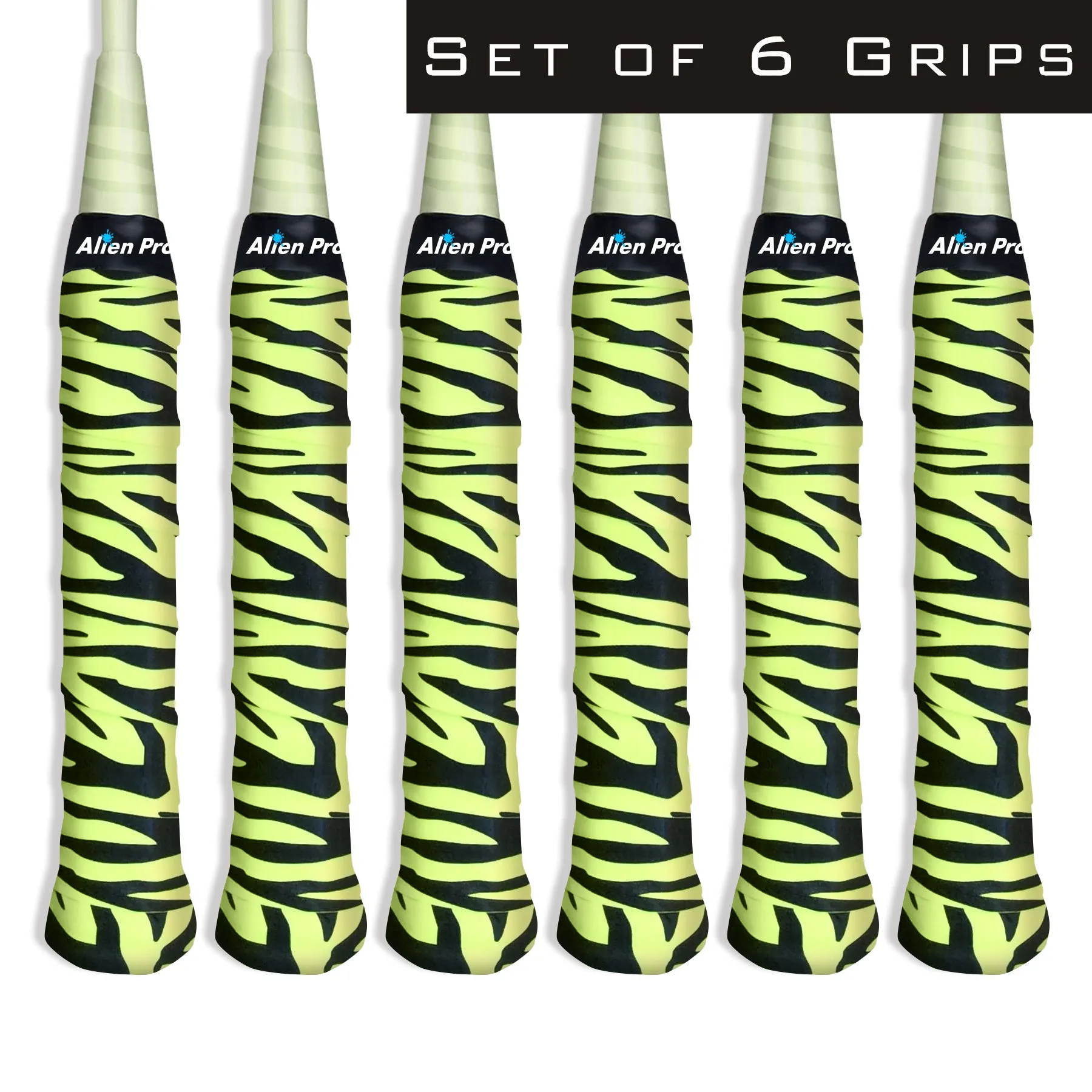 [X-Dry] Designer Racket Grip Tape for Badminton (6 Grips)