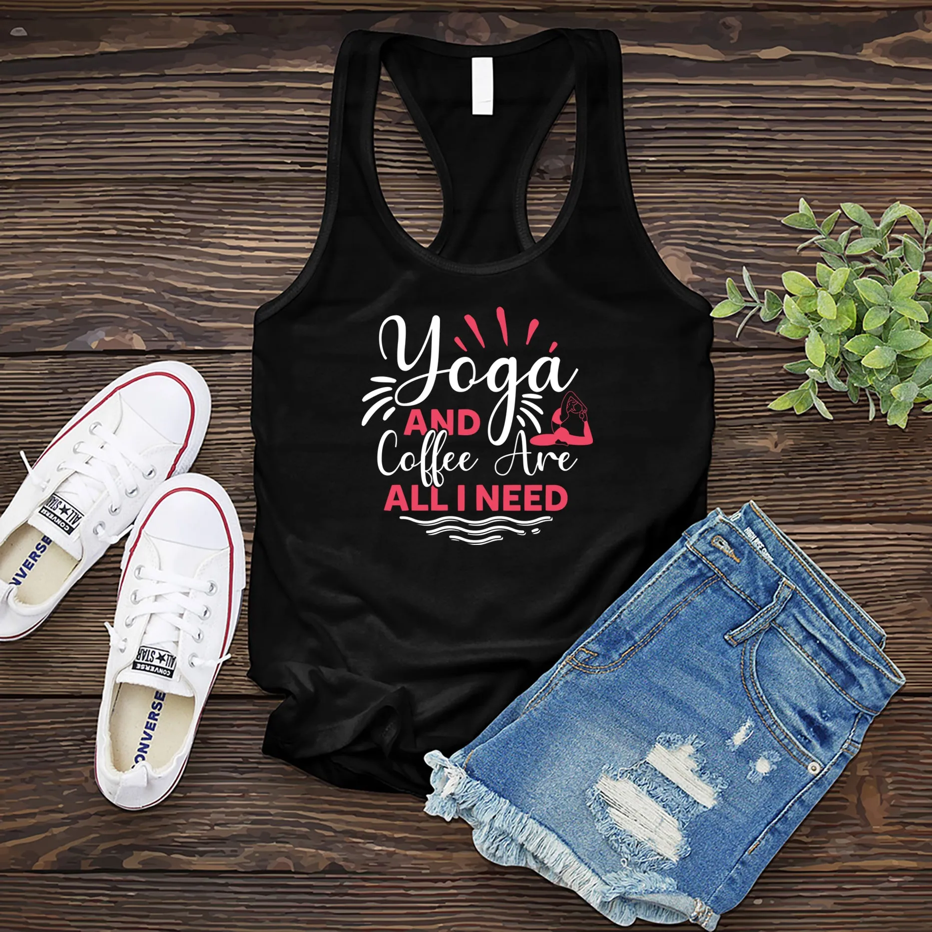 Yoga and Coffee Are All I Need Women's Tank Top
