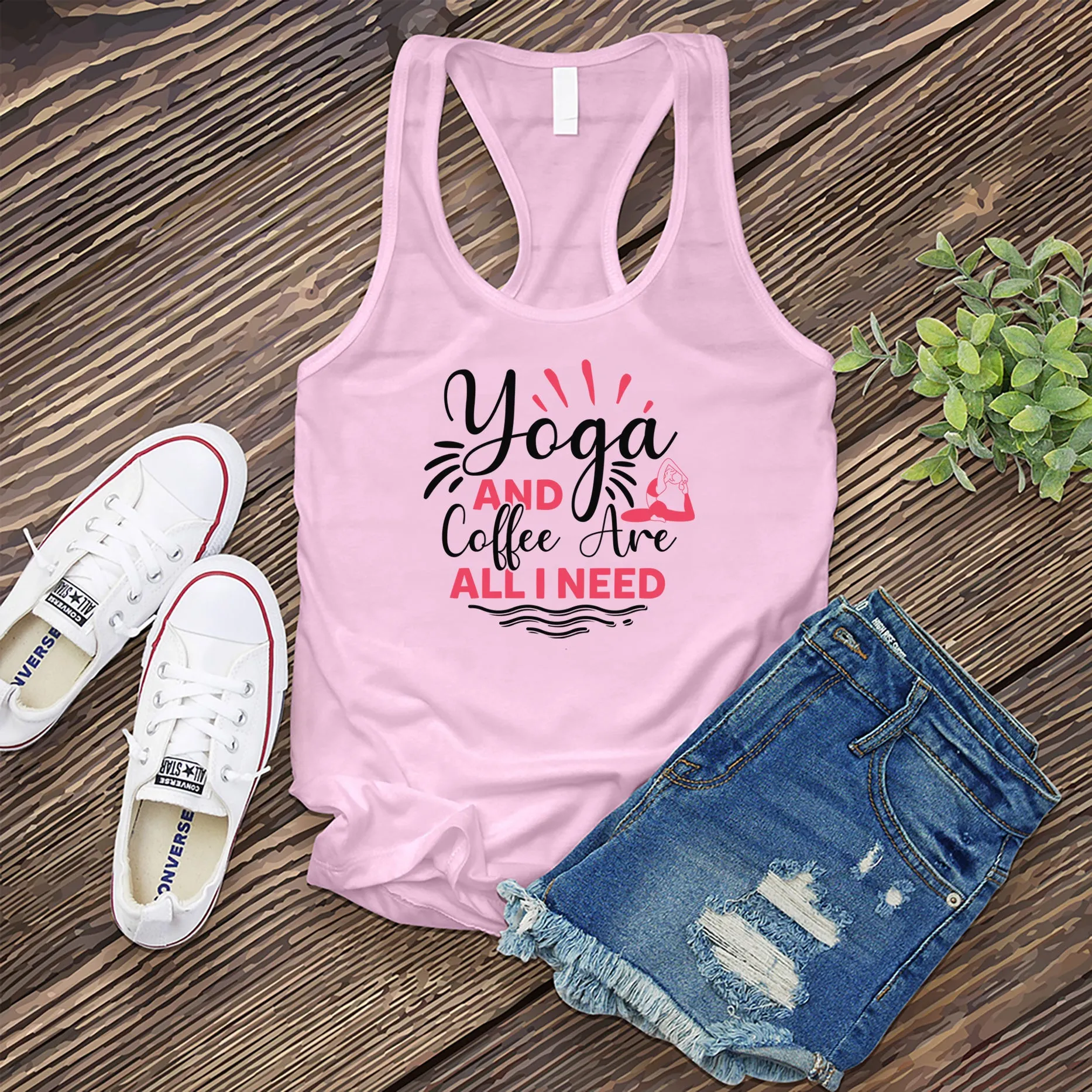 Yoga and Coffee Are All I Need Women's Tank Top