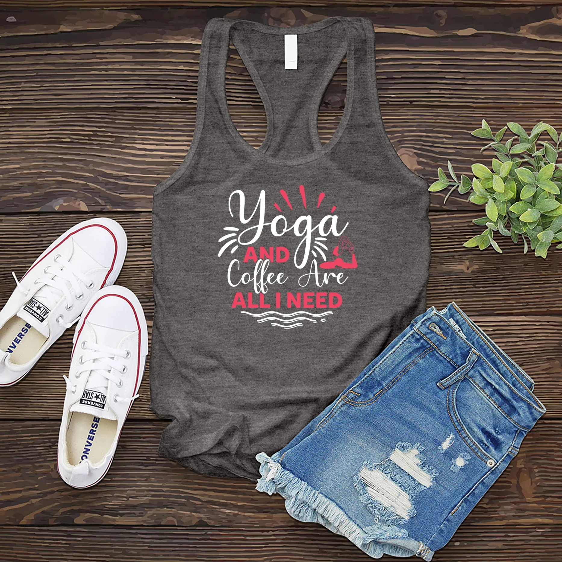 Yoga and Coffee Are All I Need Women's Tank Top