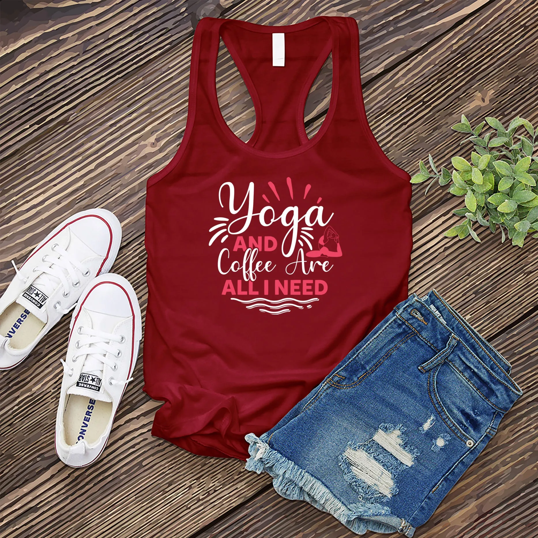 Yoga and Coffee Are All I Need Women's Tank Top